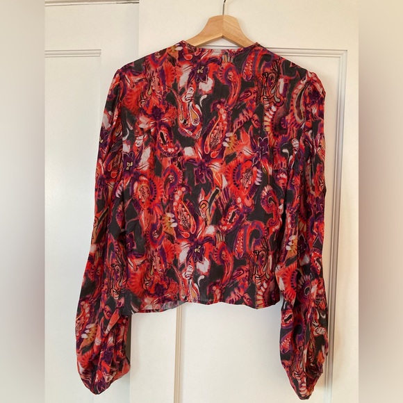 IRO stunning paisley “DENA” blouse NWT - Picture 3 of 10